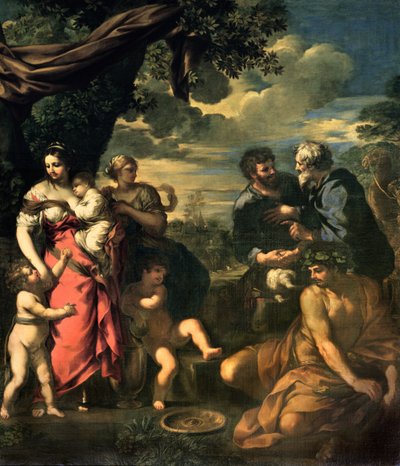 De Alliantie van Jacob en Laban door Pietro da Cortona